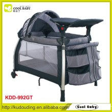 NOUVEAU Play Yard Baby Manufacturer Design Canopy avec jouets Double couche